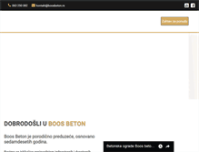 Tablet Screenshot of boosbeton.rs